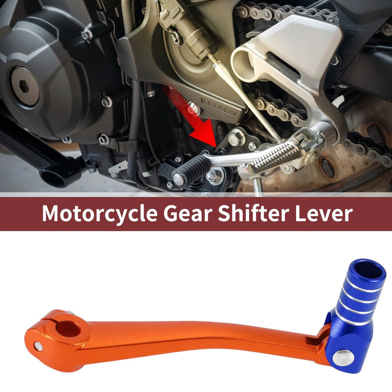 Bosuer 125 Orange Lever Folding Motorcycle Gear Shifter Lever 1 Pc