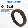 Oil Seal 50x68x10mm Brown 2 x Seal Ring Rotary Shaft Seal FKM Rubber