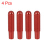 Mercedes-Benz 4 Pcs Aluminum Alloy Door Lock Knob Pins Red