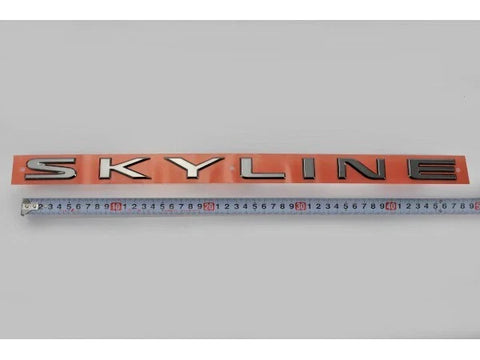 NISSAN SKYLINE GT-R BNR34 Emblem Logo Rear Trunk (1999–2002)