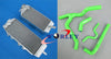 Kawasaki KX250F KXF250 Aluminum Radiator + Y Hose (2006-2008)
