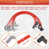 Ford SBF Small Block 8 x Spark Plug Wire Ignition Coil Cables