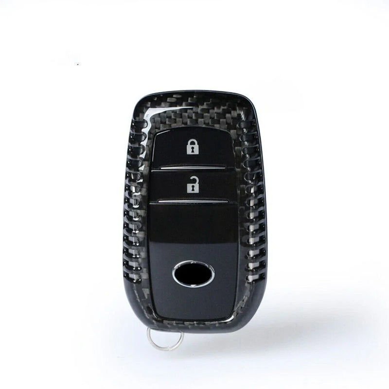 Toyota Fortuner Hilux Prado Highlander Carbon Fiber Key Cover (2015-2023)