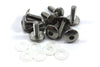 10x Honda CBR Tête De Fourche Boulons M5 X 16Mm