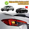 Honda Civic Sedan Driver Left Outer LED Tail Light (2022-2023)