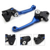 KAWASAKI KX250F KX450F CNC Pivot Brake Clutch Levers (2004-2023)