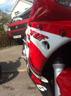 Yamaha R1 R6 Ducati dzus Schrauben 4 Schwarz 17mm