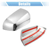 Chevrolet Chrome Plated Mirror Cover Top Upper Half Pair