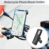 Motorcycle Handlebar ABS PC Phone Mount Holder 4.7-7 in