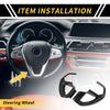 Toyota Tundra 1 Set Carbon Fiber Steering Wheel Cover Trims (2022–2024)