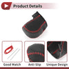 Acura TL Pebbled Black Red Gear Shift Knob Cover (2009-2014)