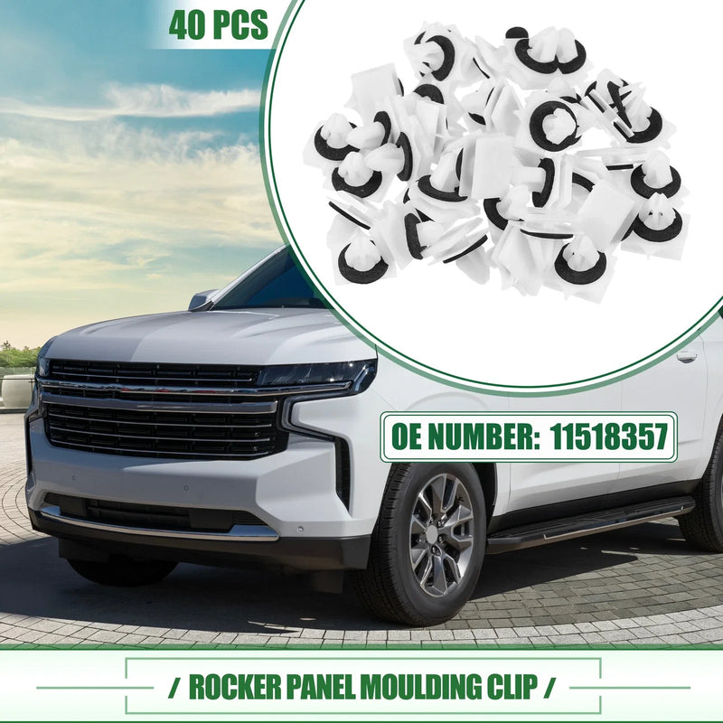 Chevrolet Avalanche 40 x Rocker Panel Clips (2007-2013)