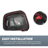 Lexus RX300 Rearview Mirror Cover Overlay with LED Black Carbon Fiber (1999-2003)