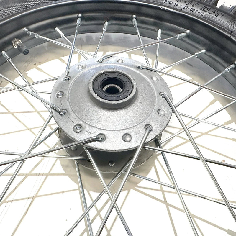 PIT Trail Dirt Bike 12mm Axle 14" Front & 12" Rear Wheel Rim Tire