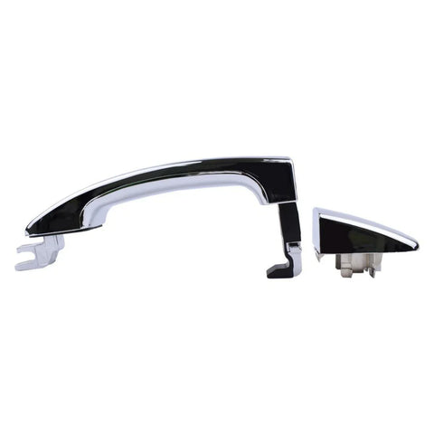Set Exterior Door Handles Keyhole Chrome Fits Ford Ranger Mazda BT-50 2012-2018