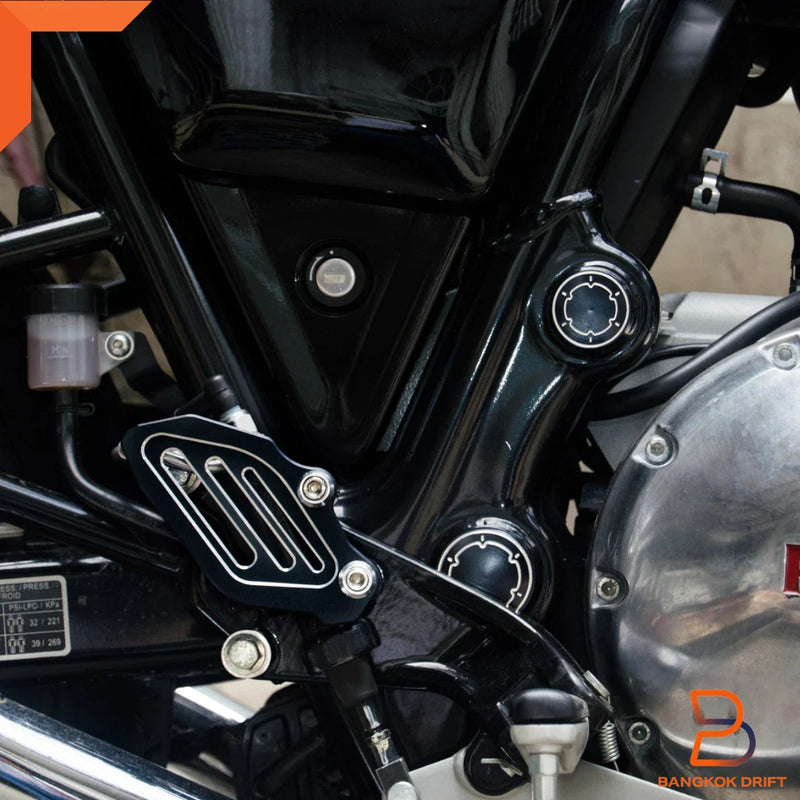 Royal Enfield Interceptor 650 Throttle Body Guard Black Aluminium
