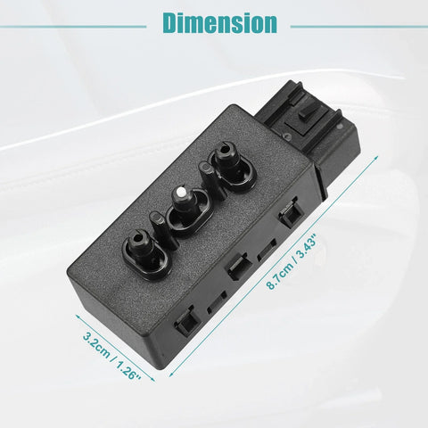 Chevrolet Avalanche Front Left 6-Way Power Seat Switch (2007-2013)