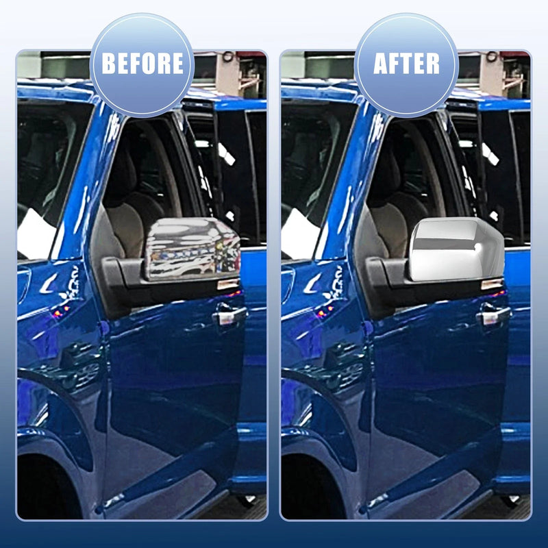 Ford F150 Chrome Door Handle & Mirror Cover Caps (2004-2023)