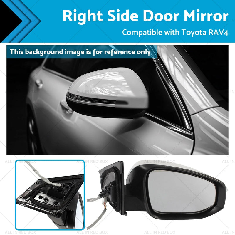 Toyota RAV4 (2013-2018) 5 Pin Non-Fold White Right Door Mirror