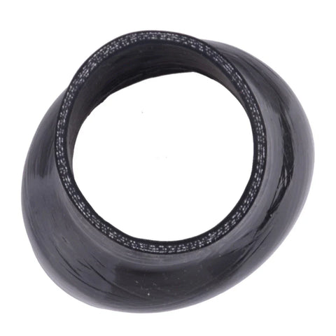 Black 2.5"-4" 63mm-102mm Straight Reducer Turbo Coupler Silicone Hose