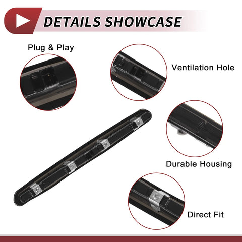 Chevrolet Camaro ALL Models LED Black Third Brake Light