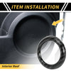 Ford Maverick Carbon Fiber Roof Speaker Ring Cover Trim (2022-2024)