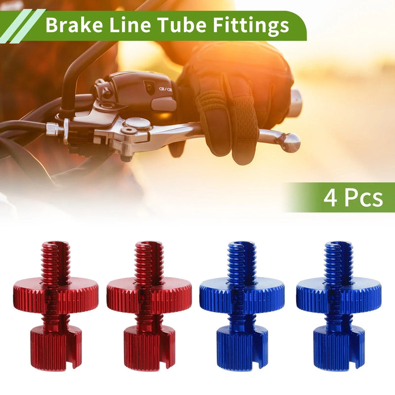 Motorcycle M8 Aluminum Motorcycle Clutch Brake Cable Adjuster Screw 4 x