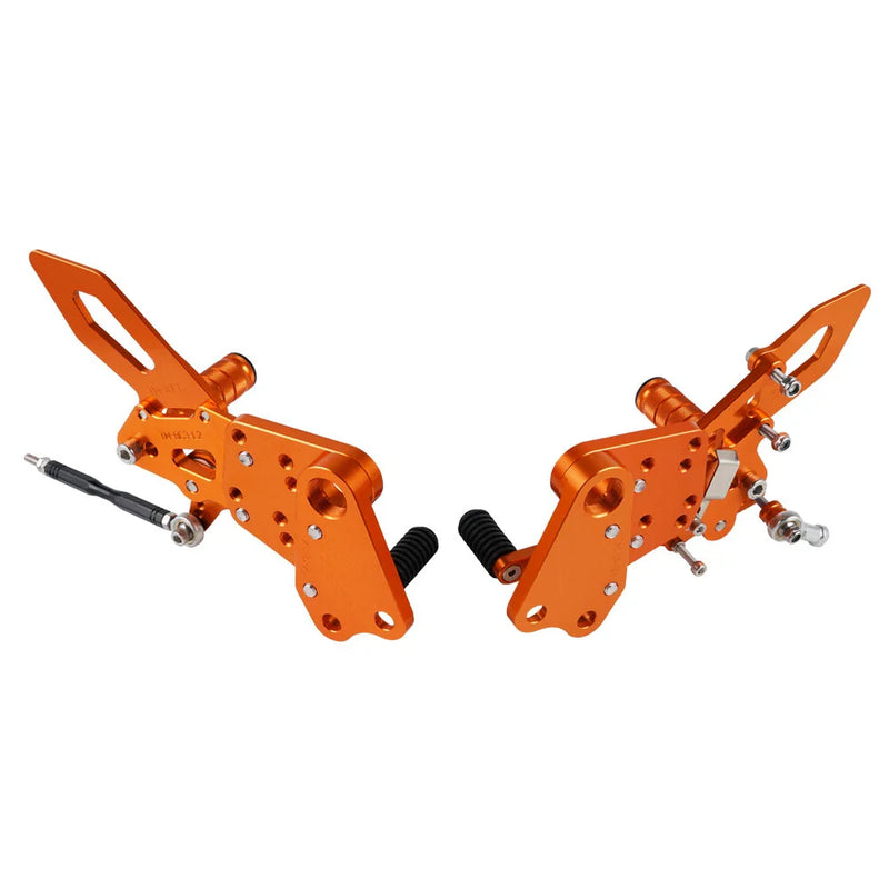 KTM 250 Duke Adjustable Rearset Footrest Pegs (2018-2023)