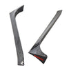 VW Golf 6 Carbon Fiber Rear Window Side Canard Splitter Trim (2009-2013)