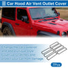 Jeep Gladiator JT (2020-2023) 7 x Pcs Hood Air Outlet Vent Cover Trim