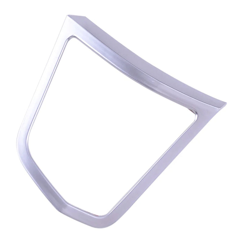 BMW 5 7 Series Silver Steering Wheel Panel Cover Trim (2010-2017)