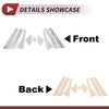 Acura RDX Silver Tone 10 Pcs Door Pillar Window Trim (2007-2012)