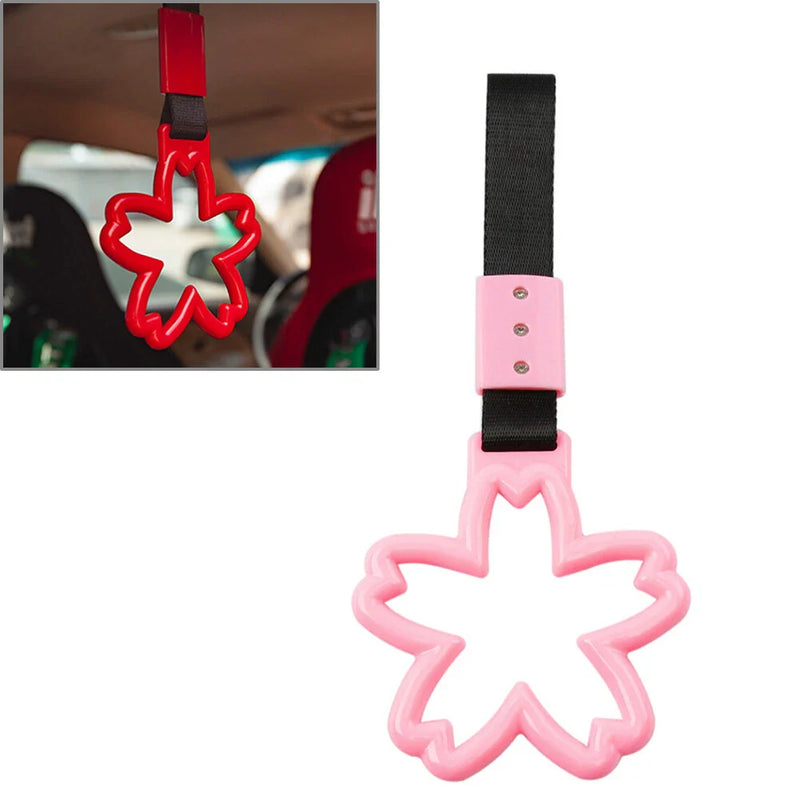 Train Bus Cherry Blossom Shaped Ring Handle Strap