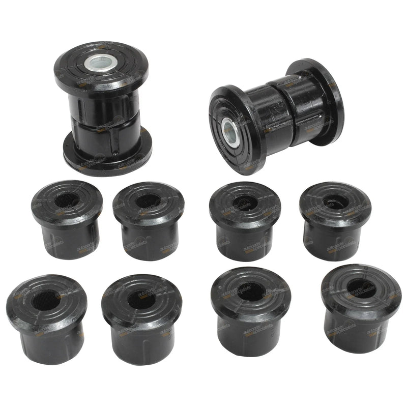 Sierra LJ SJ SJ410 SJ413 MG410 Full Leaf Spring Shackle + Poly Bush Kit