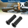 Motorcycle 7/8 22mm Motorcycle Hand Grips Cover Handlebar Rubber Black