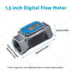 Oval Gear 1.5" Turbine Digital Diesel Water Fuel Flow Meter
