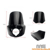 Harley Low Rider FXLR, Softail Standard FXST Black Headlight Fairing (18-22)