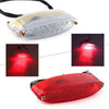 Universal Motorcycle Quad ATV Running Stop Brake License Plate Tail Lights