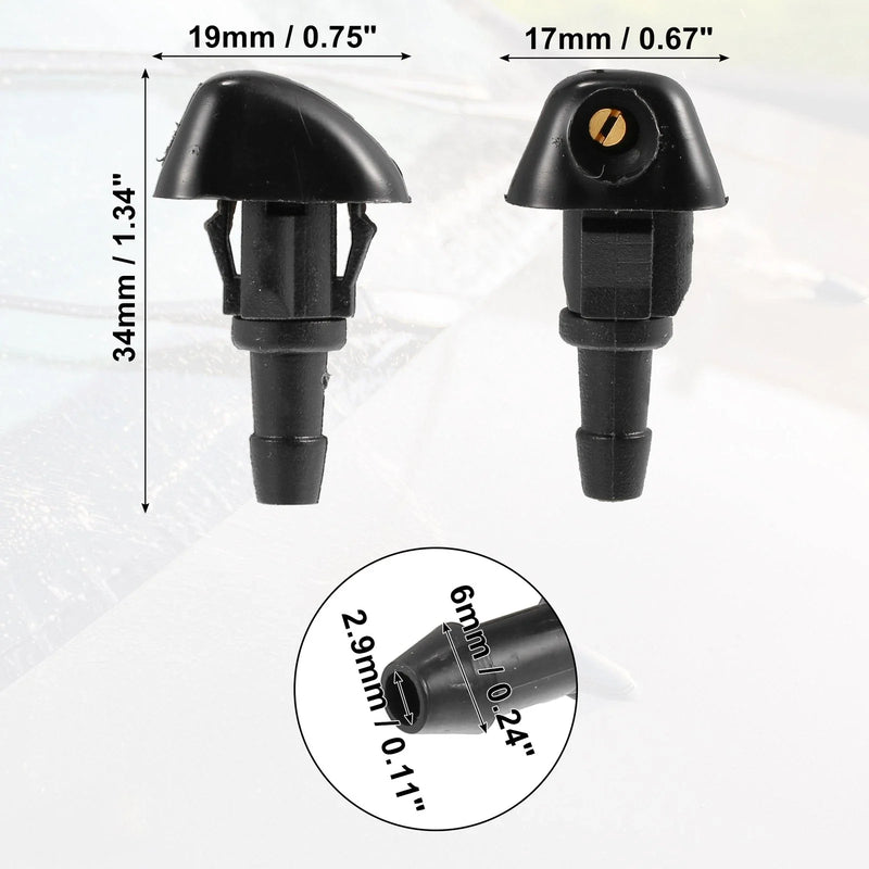 Honda Civic 4 x Windshield Wiper Washer Nozzle Spray Jet