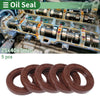 MakeModel Oil Seal / 25x40x7mm / Seal Ring FKM Rubber Brown 5 Pcs