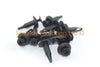Kawasaki Moto 10x Clips / 6mm / Panel Clip Plastic Embellisher