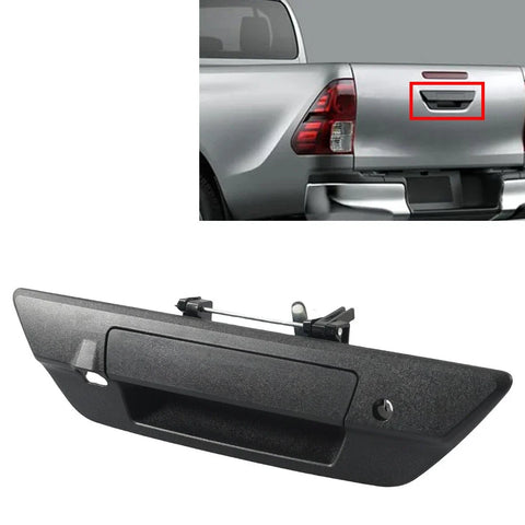 Toyota Hilux Revo (2015-2018) Black Tailgate Door Handle with Camera