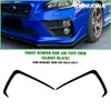 Subaru WRX STI Gloss Black Front Bumper Side Air Vent Trims (2015-2017)