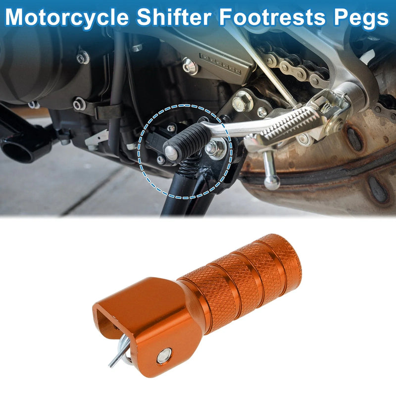 Suzuki RM-Z Shifter Footrests Pegs 1 Pc Orange