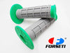 Suzuki RM370 Green Grey  -  Handlebar Grips Hand Grip Set