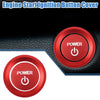 Honda Accord 2018-2022 Aluminum Red Ignition Button Sticker