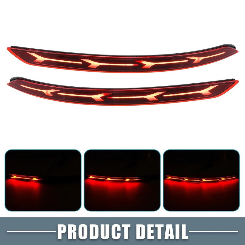 Hyundai Elantra Rear Bumper Reflector LED Brake Tail Light (2017-2020)