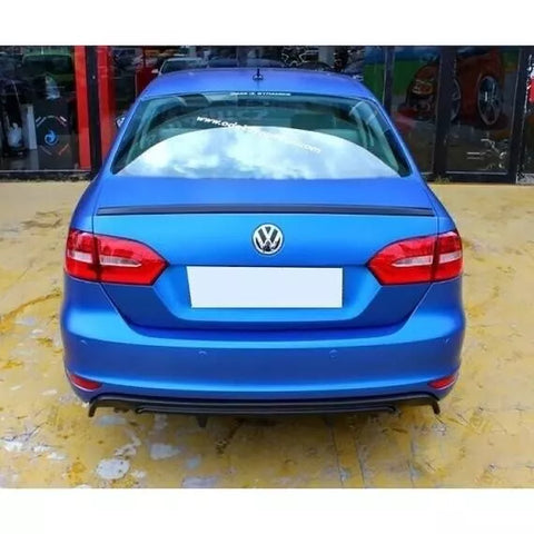VW Jetta MK6 R Gloss Black Rear Bumper Diffuser (2010-2014)