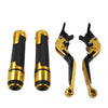 Speed Triple R Gold Extendable Brake Clutch Levers & Handlebar Grips (2011-2015)