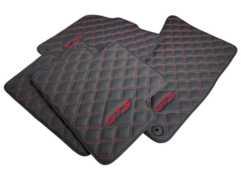 Porsche Macan GTS 2014-2023 LHD Carpet AutoWin Luxury Leather Floor Mats